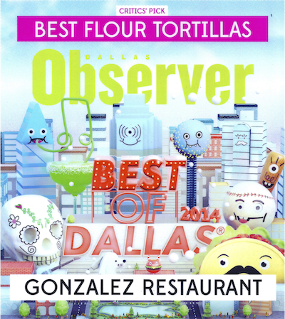 Gonzalez Restaurant | Dallas Mexican Restaurant | Dallas Tex Mex Restaurant